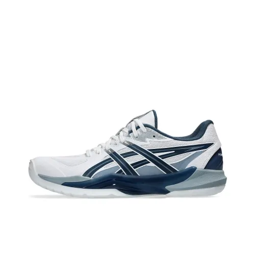 Asics Гель POWERBREAK Тренировочные Кроссовки Низкие Белые и Синие Мужские