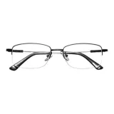 Ярко-черная оправа + очки для чтения 300 Degrees универсального назначения (рекомендуется для возраста 65-69 лет)