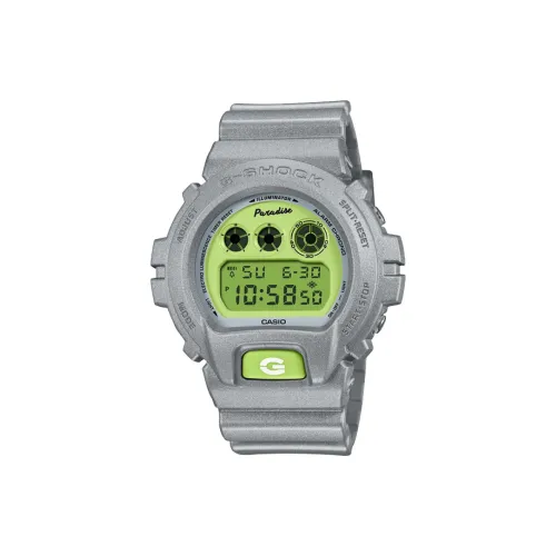 CASIO Paradise Юность Club Collaboration 6900 Collection Кварцевый механизм Смольный ремешок Часы Унисекс Зеленый циферблат