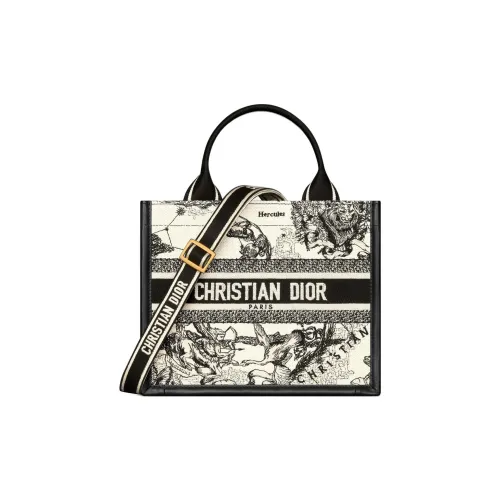 DIOR BookTote Телячья кожа Сумка Маленькая Женская Черная