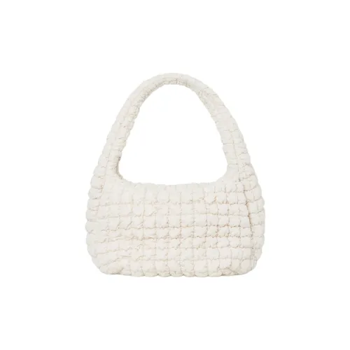 COS Полиэстер Портативный Сумка через плечо Сумка на плечо Стандартная Женская Светлый Бежевый