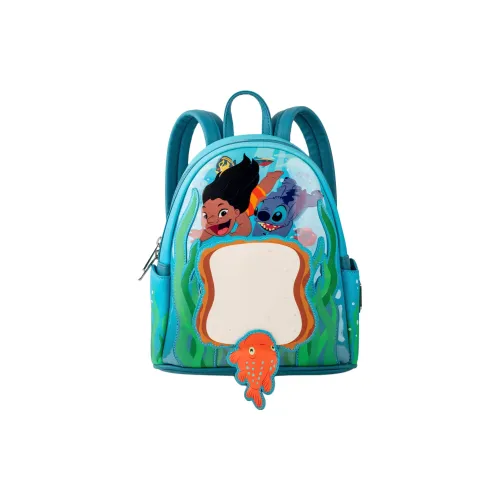 Disney ПВХ Поливинилхлорид Рюкзак Мини Унисекс Синий