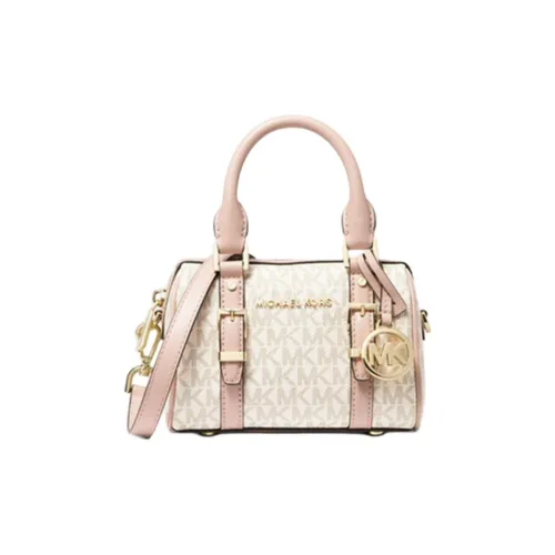 MICHAEL KORS Bedford Искусственная кожа Бостон Сумка Одно плечо Ручная сумка Сумка через плечо Мини Женская Светло-розовая