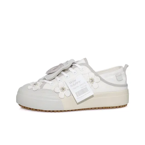 B10CROWN Легкие и Дышащие Низкие Кроссовки для Скейтбординга Женские Белые Серые