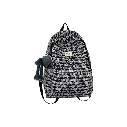 BAODIDAISHU Nylon Backpack Standard Unisex Black BAODIDAISHU Нейлон Рюкзак Стандартный Унисекс Черный