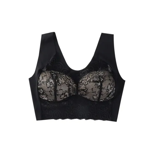 MT·MIT Бюстгальтер Женский Прозрачный Черный