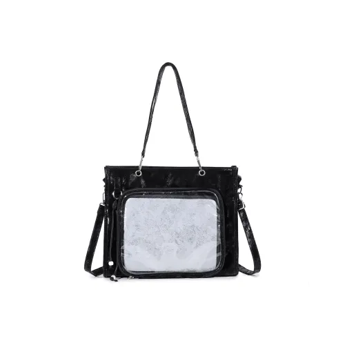 OTA Ткань Сумка через плечо Сумка на плечо Подмышечная сумка Стандартная Женская Черная