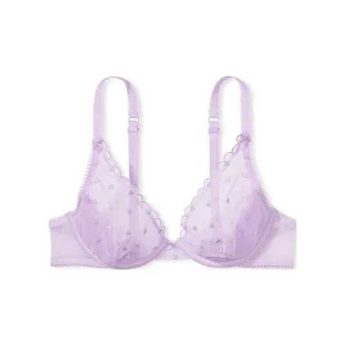 Victoria's Secret Розовый WINK Без подкладки Plunge Бюстгальтер PASTEL Lilac Бюстгальтер Женские Светло-фиолетовый