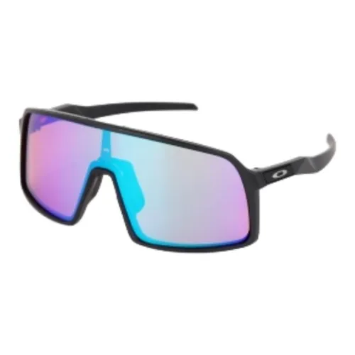 Oakley Пластик Нерегулярная форма Солнцезащитные очки Унисекс Черный