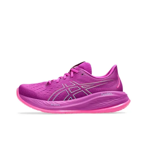 Asics Гель CUMULUS 26 Low Топ Беговые кроссовки Женские Фуксия