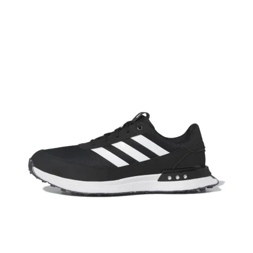 Adidas S2G SPIKELESS 24 Амортизация Износостойкий Низкий Топ Обувь для гольфа Мужская Черный Белый