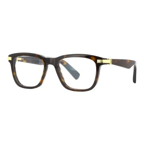 Cartier Ацетат Квадратные Оправы для Очков Унисекс Коричневый