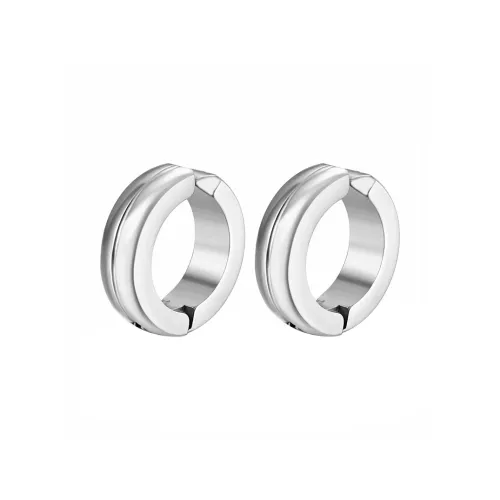 Cooraree Титановая сталь Нижняя заколка Серьги On Unisex