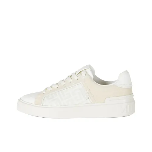 BALMAIN Скейтборд Кроссовки Женские Бежевые