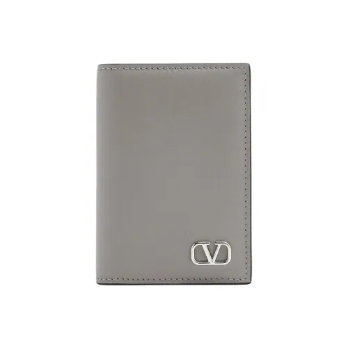 Valentino Garavani Кожа Держатель для карт Мини Мужской Серый