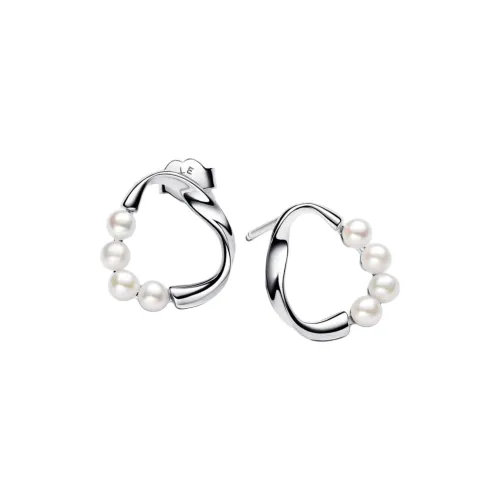 Pandora Серебряные Серьги-гвоздики Женские