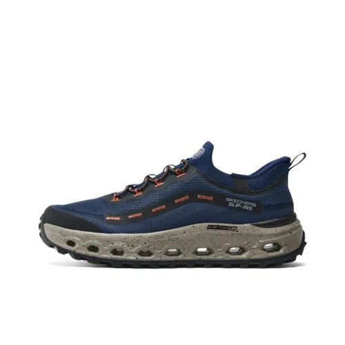 Skechers Outdoor Low Top Streetwear Мужская Синяя Оранжевая