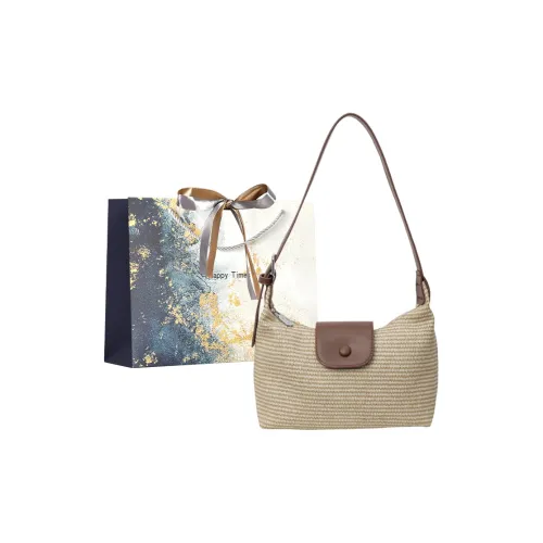 Iman's House Ткани вязаные Сумка через плечо Женская Коричневый Черный Розовый