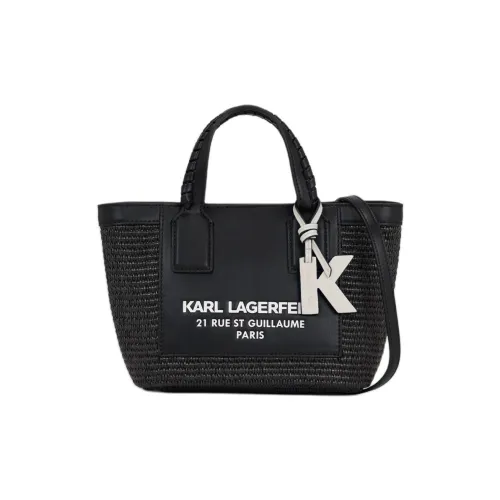 Сумка через плечо из полиуретана Karl Lagerfeld маленькая женская черная