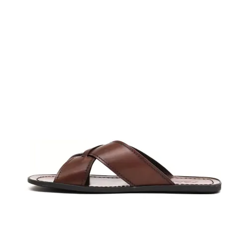 PRADA Слипоны Мужской Коричневый