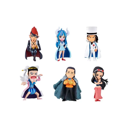 BANDAI One Piece Characters Ван-Пис Девятый Naval BATTLE Счастливый Draw Целая коробка 6 шт