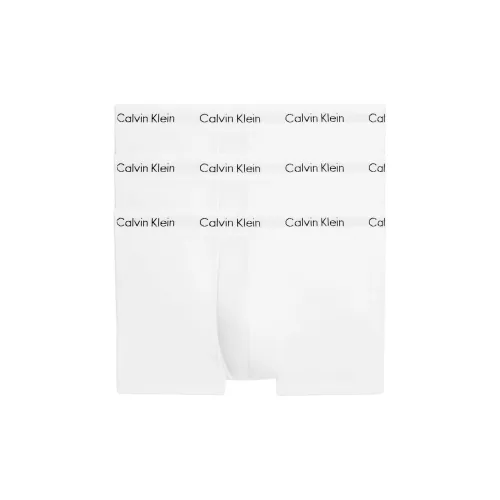 Calvin Klein Трусы Европейская версия Мужские 3 упаковки Белые