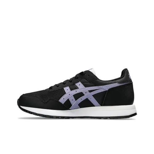 Asics Tiger Runner 2 Амортизация и Дышащий Низкий Топ Повседневные Беговые Кроссовки Женские Черный Фиолетовый