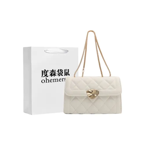 Dusen Kangaroo ПУ (полиуретан) Сумка через плечо Стандартная Женская Белая Черная Розовая Красная Хаки