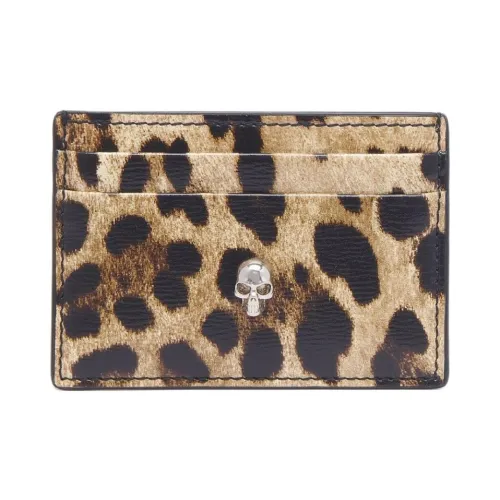 Alexander McQueen Vegan Материал Искусственная кожа Картхолдер Женские Натуральный Черный