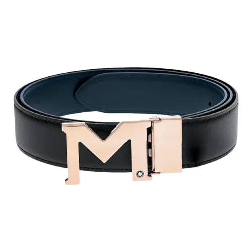 MONTBLANC Ремни из коровьей кожи мужской ширина 3,5 см