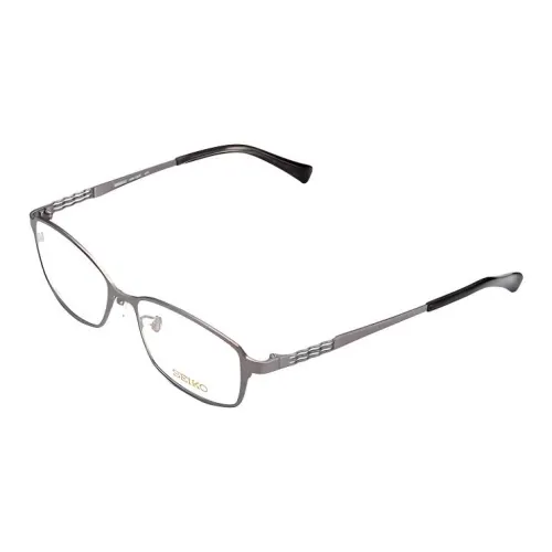 SEIKO Titanium Alloy Rectangular Eyeglass Frames Men's Matte Gray Matte Black SEIKO Титановый сплав Прямоугольные Оправы для очков Мужские Матовый Серый Матовый Черный