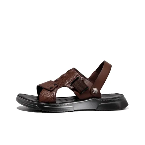 PALMPOLO Пляжные сандалии Мужские Коричневые
