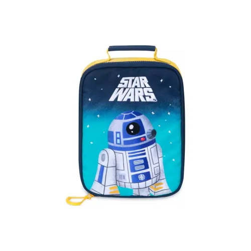 Disney Переработанный полиэстер Сумка-ланчбокс Мешок для хранения Детский Циановый