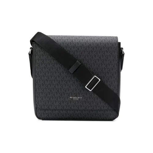 MICHAEL KORS Henry Покрытый холст Курьерская сумка Сумка через плечо Мужская Черная