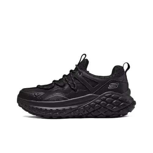 Skechers Sport Низкий Топ Повседневная Беговая Обувь Мужская Черная