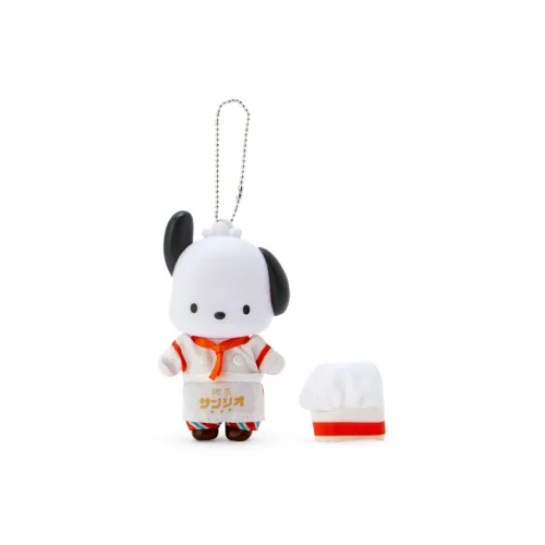 Санрио Винтажный Кофейный CAFE Коллекция Кукла Плюшевая Подвеска 9 см Длина Тела