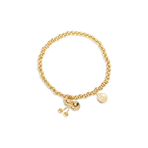 DXBR Титановый стальной браслет женский золотой