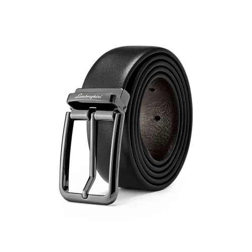 AUTOMOBILI LAMBORGHINI Ремни из коровьей кожи мужской ширина 3,5 см
