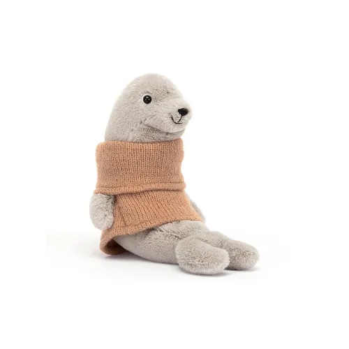 JELLYCAT Ocean Series Удобный Crew Следы Куклы Плюшевая кукла 14 см Высота в сидячем положении