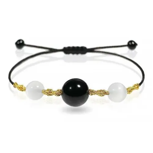 I YOU Стекло Кошачий глаз Нефритовые браслеты Унисекс