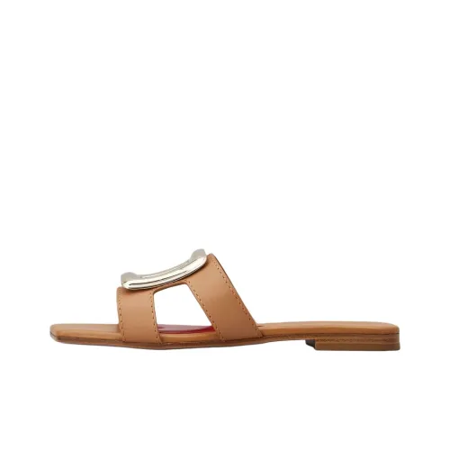 Roger Vivier Слипоны Женские Коричневый