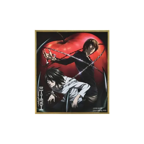 BOOM COMIC Death Notebook Craft Light Yagami L Miha Saito NIA Anime Art Prints