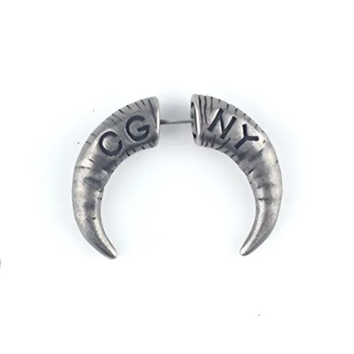 DWCP Титановые и стальные серьги-гвоздики унисекс