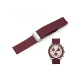 Розовый красно-коричневый, серебристая пряжка, издание Плуто.