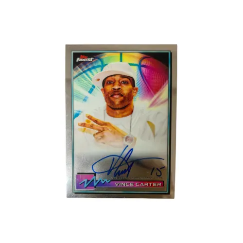 Topps VINCE Carter 2021 Подписанная Игровая Карта Товар Спортивные Карты Access 1 шт