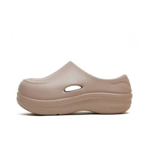 REEMUSTERED Быстросохнущие домашние тапочки унисекс коричневые