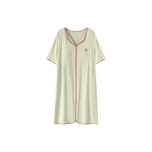 MADALLO Ночная сорочка Комплект Женский Светло-желтый Зеленый