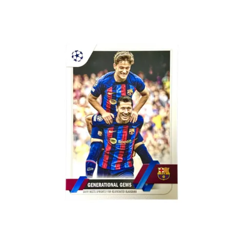 Topps Lewandowski Игрок Карта Robert Lewandowski Игрок Карта Barcelona Match Selection Card Спортивные карты 1 шт