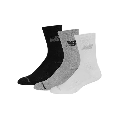 New Balance Performance Cotton Cushioned Crew Носки 3 упаковки носки до щиколотки унисекс 3 упаковки