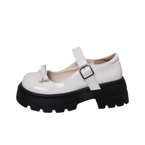 Moon Veil Грубый каблук Туфли Мэри Джейн 5 см Женские